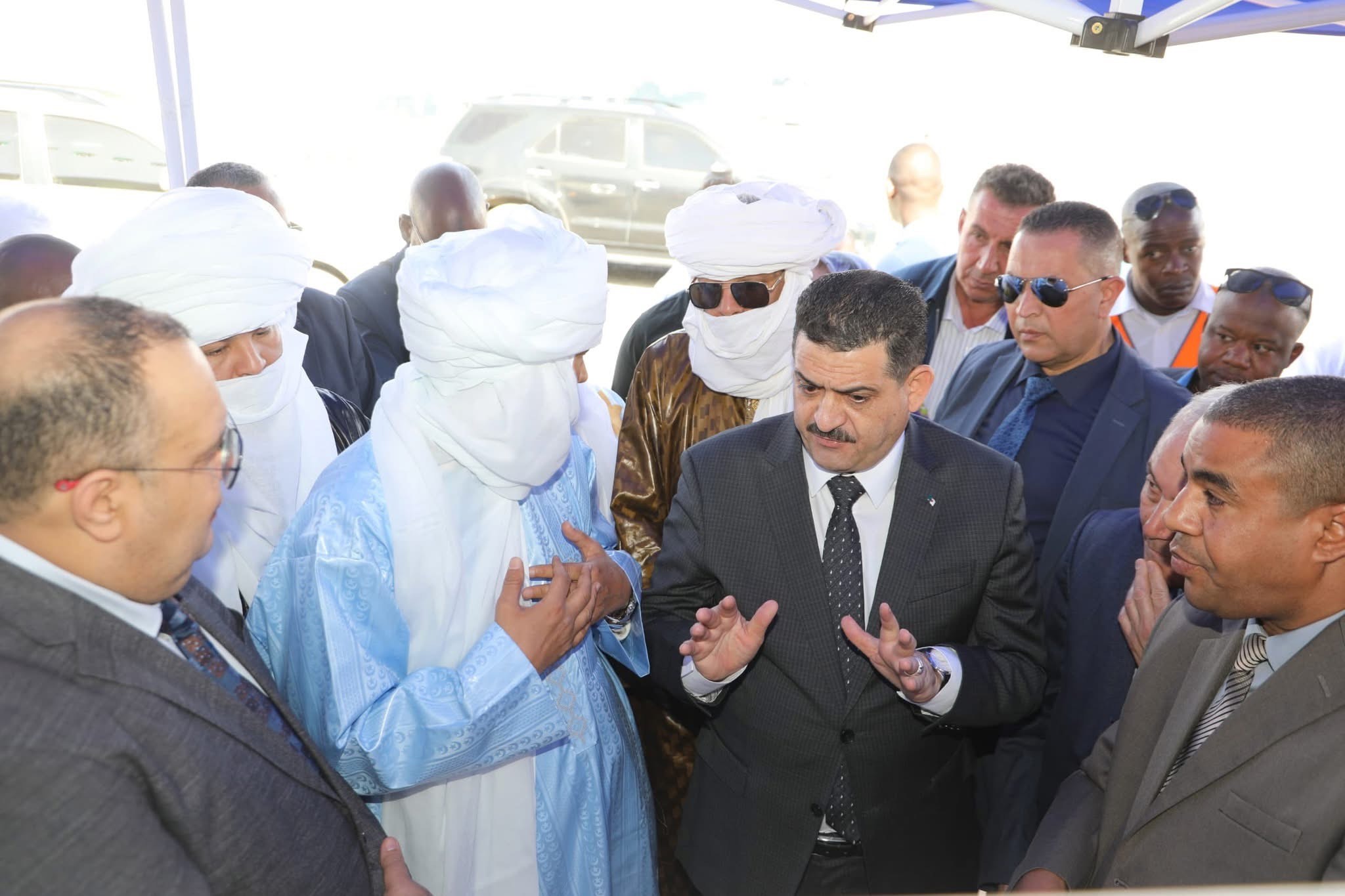 زيارة عمل للسيد وزير الري الى ولاية تمنراست