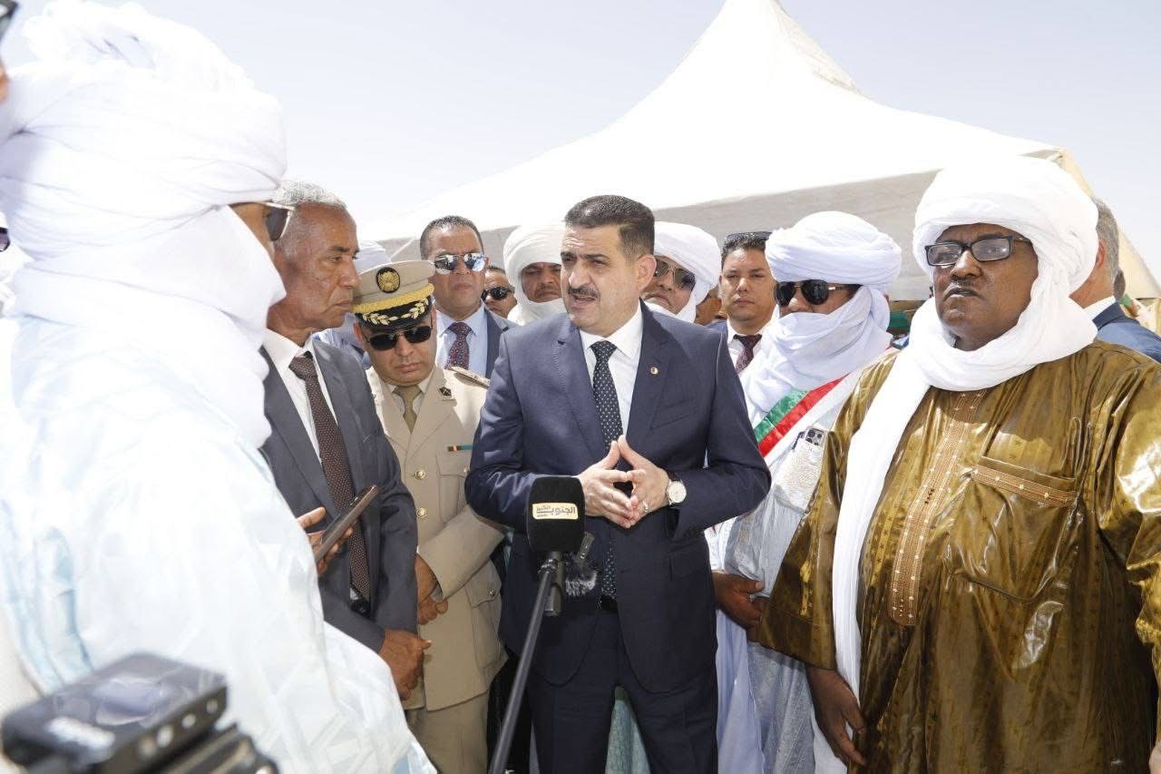 السيد الوزير في زيارة عمل و تفقد لولاية جانت